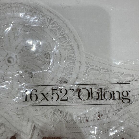battenburg lace table runner 16” X 52” New in package - Picture 2 of 4